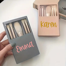 Load image into Gallery viewer, Personalised Make-Up Brush Set