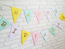 Load image into Gallery viewer, Happy Birthday Bunting