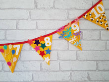 Load image into Gallery viewer, Number Bunting