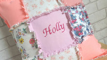 Load image into Gallery viewer, Keepsake Patchwork Rag Cushion