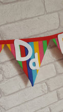 Load image into Gallery viewer, Alphabet Rainbow Bunting