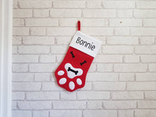 Load image into Gallery viewer, Dog Christmas Stocking