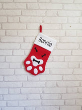 Load image into Gallery viewer, Dog Christmas Stocking