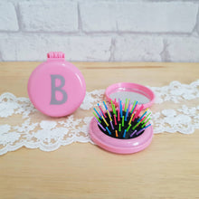 Load image into Gallery viewer, Kids Compact Mirror and Brush Set