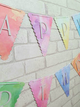 Load image into Gallery viewer, Glitter Happy Birthday Bunting