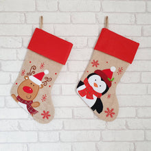 Load image into Gallery viewer, Traditional Christmas Stocking Personalised
