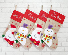 Load image into Gallery viewer, Traditional Christmas Stocking Personalised