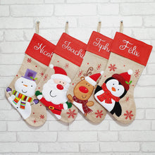 Load image into Gallery viewer, Traditional Christmas Stocking Personalised